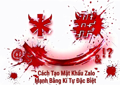 Cách Tạo Mật Khẩu Zalo Mạnh Bằng Kí Tự Đặc Biệt