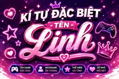 Kí Tự Đặc Biệt Tên Linh ꕤ Tạo Nickname Đẹp, Cá Tính Và Khác Biệt Kí Tự Đặc Biệt Tên Linh ꕤ Tạo Nickname Đẹp, Cá Tính Và Khác Biệt