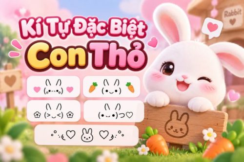 Kí Tự Đặc Biệt Con Thỏ – Bộ Biểu Tượng Bunny Đáng Yêu Cho Profile